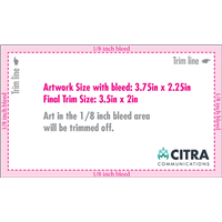 3.5 x 2 Basic Business Card